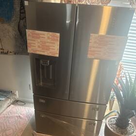 Samsung Rf28rt201sr French Door Refrigerator Stainless Steel Water Dispenser