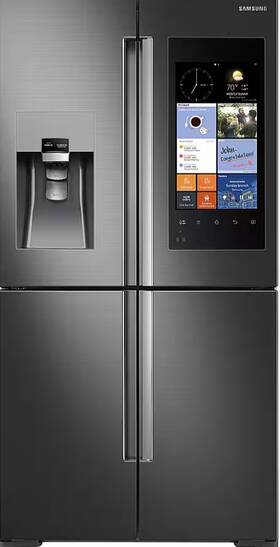Samsung Rf9500 Black Stainless Steel Family Hub Screen 2017 Model