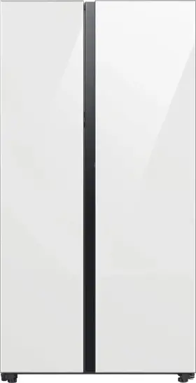 Rs23cb7600 Samsung Bespoke Counter Depth Side-by-side 23 Cu. Ft. Refrigerator With Beverage Center