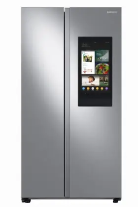 Rs28a5f61sr Samsung 36 Inch Freestanding Side By 27.3 Cu. Ft. Refrigerator -