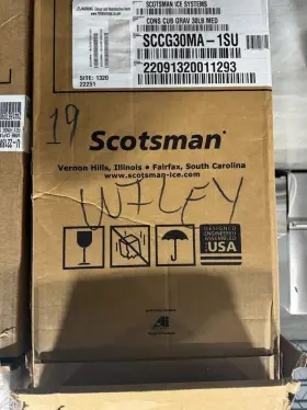 Sccg30ma1su-scotsman Scotsman Sccg30ma1su 15 Inch Panel Ready Uc Icemaker No Pump Open Box