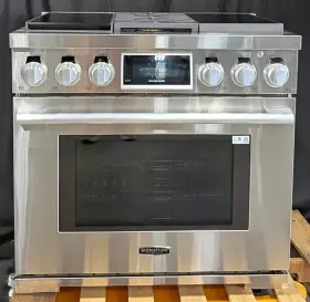 Sksdr360sis Signature Sksgr360sis Sks 36 Inch Freestanding Professional Dual Fuel Smart Range