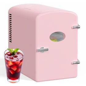 Simple Deluxe B0g4vvz7jp 6l/9 Can Mini Fridge With Viewing Window Portable Cooler And Warmer