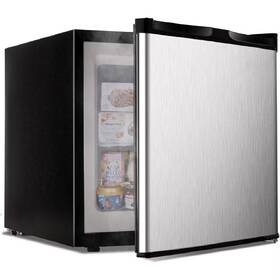 Simzlife 1000882065 1.1 Cu. Ft. Upright Freezer Mini Refrigerator Energy Saving Silver