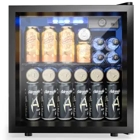 Br-55h Simzlife 55 Can Beverage Cooler/beverage Refrigerator With Glass Door