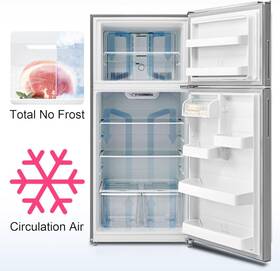 Smad Ddt-663wsmu 18 Cu.ft Top Freezer Refrigerator 120v Compact Fridge Reversible Door
