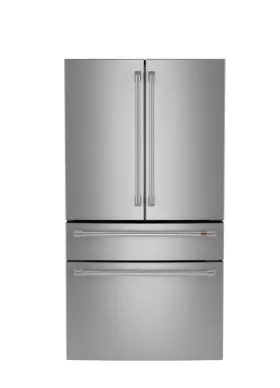 Cge29dp2tbs Smart Caf - 28.7 Cu. Ft. 4-door French Door Refrigerator
