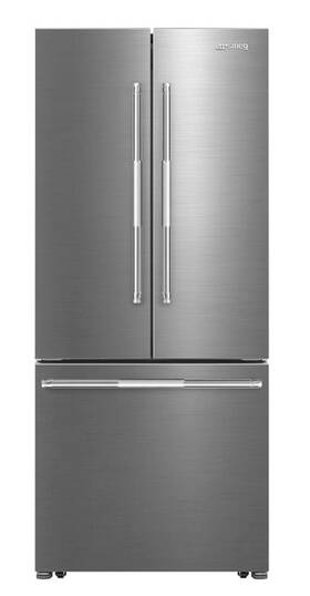 Smeg Fd30uxi 30 Inch French Door Freestanding Refrigerator Freezer With Icemaker New