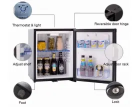 2020052699 Smeta/smad 2-way 12v Fridge Absorption Refrigerator Truck Cooler Quiet 1.0 Cu Ft 12v/110v