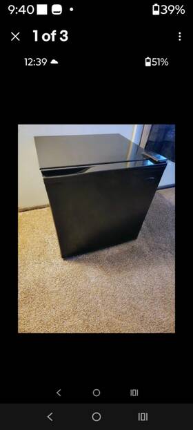 Smeta Tsx-60b2e Black Portable Vehicle Rv Mini Refrigerator