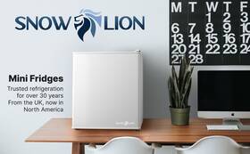 Snowlion 810054151692 Premium 43l Retro Style Mini Fridge White