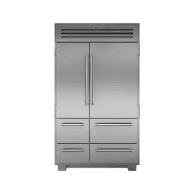 648pro Sub-zero 48 Inch Stainless Steel Side By Refrigerator