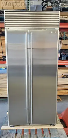 661s Sub-zero 36 Inch Reconditioned Model 661/s Perfect Stainless Doors And Tubular Handles