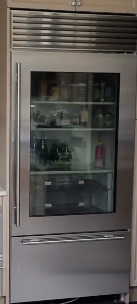 B1-36ug Sub-zero 36 Inch Fridge/freezer-glass Door Model B1-36ug/s/th