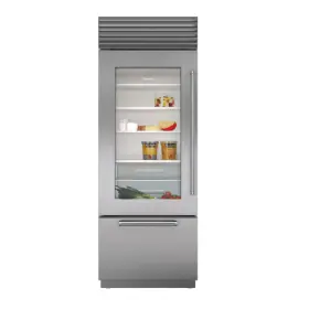 Bi-30ug Sub-zero Bi-30ug/s/ph-lh 30 Inch Stainless Refrigerator Freezer Glass Door Left Hinge - Bi-30ug/s/ph