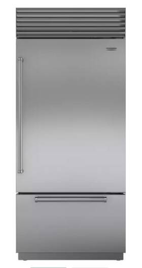 Sub-zero Bi-36uidsph Sub-zero Bi-36uid/s/ph 36 Inch Refrigerator Bottom Freezer