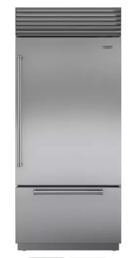 Bi-36uidsph Sub-zero Bi-36uid/s/ph 36 Inch Refrigerator Bottom Freezer