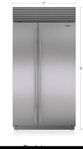 Sub-zero Bi-42sidsph Sub-zero Bi-42sid/s/ph 42 Inch Side-by-side Refrigerator/freezer - 2015 Model