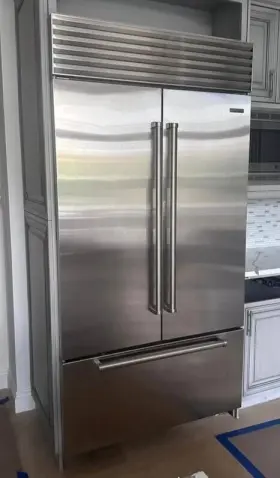 Bi36ufdsph Sub-zero 36 Inch Built-in French Door Smart Refrigerator
