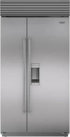 Cl4250sdsp Sub-zero 42 Inch Classic Series Built-in Side-by-side Smart Refrigerator