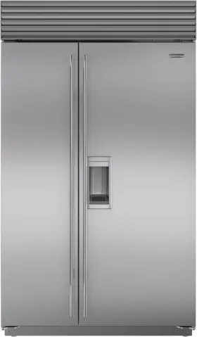 Cl4850sdst Sub-zero 48 Inch Ss 28.4 Cu.ft. Built-in Side-by-side Smart Refrigerator