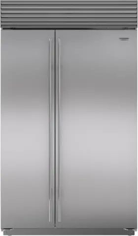 Cl4850sidst Sub-zero Classic Series 48 Inch Built-in Side-by-side Smart Refrigerator