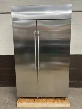Csb48wp2nsks1 Sub-zero Ge Cafe - 48 Inch Refrigerator Side By Built-in Stainless