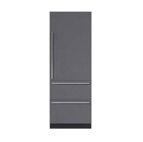 Sub-zero Det3050ciid/r Sub-zero 30 Inch Designer Over-and-under Refrigerator/freezer With Ice
