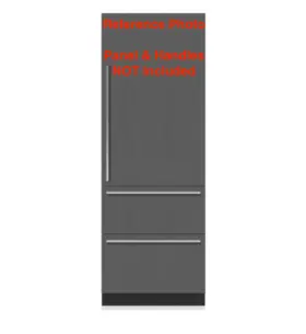 Det3050rr Sub-zero Designer Series 30 Inch Panel Ready Bottom Freezer Refrigerator -