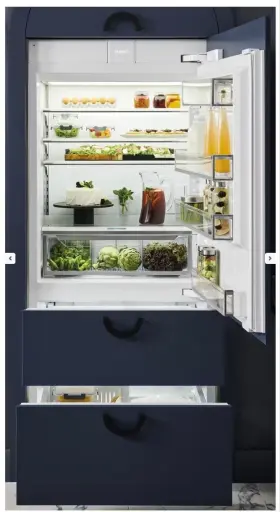 Det3650ci Sub-zero Subzero 36 Inch Over/under Refrigerator Freezer Panel Ready Icemaker Det3650ci/r