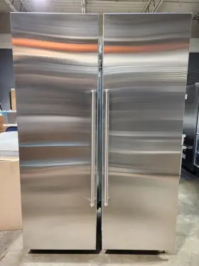 Ic-27fi Sub-zero Two 27 Inch Refrigerator Freezer Columns With Stainless Steel Doors