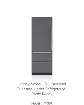 It-30r Sub-zero It-30r/l It30r/l 30 Inch Smart Refrigerator Column Legacy Unit Left Hinge New