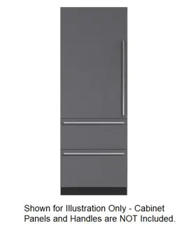 It-30rid-lh Sub-zero Panel Ready 30 Inch Integrated Column All Refrigerator Left Hinge