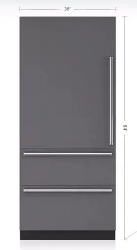 It-36ci-lh Sub-zero 36 Inch Legacy Built-in Refrigerator/freezer