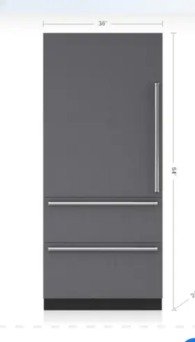 It-36ciid-lh Sub-zero 36 Inch Legacy Built-in Refrigerator/freezer Brand New In Box