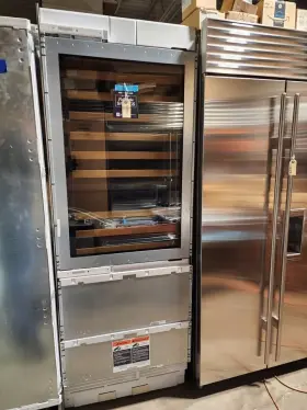 Iw-30ci-lh Sub-zero New Subzero 30 Inch Wide 86 Bottle Capacity Built-in Designer Wine/ref/free/ice