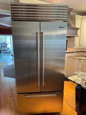 Sub-zero L3650ufd French Door Stainless Steel Built In Refrigerator 36 Inch
