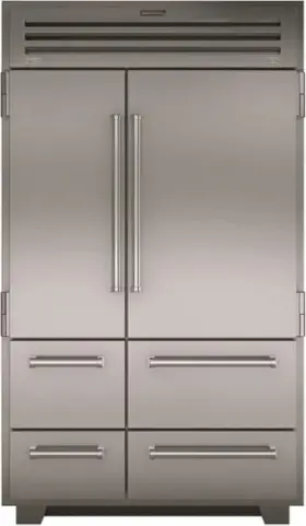 Pro4850 Sub-zero 48 Inch Built-in Side By Smart Refrigerator Stainless Steel