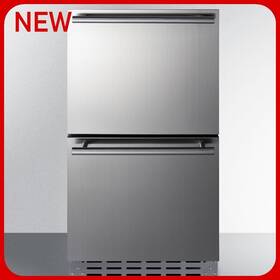 Summit 761101083544 Adrd18 18 Inch Wide 2-drawer All-refrigerator