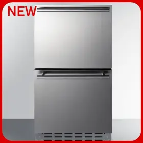 Adrd18 Summit 761101083544 18 Inch Wide 2-drawer All-refrigerator