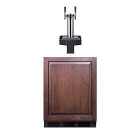 Summit 761101145570 24 Inch Wide Built-in Floating Tap Cold Brew Kegerator Ada-compliant