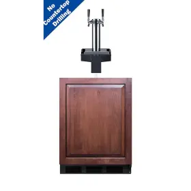 Summit 761101145587 24 Inch Wide Built-in Floating Tap Beer Kegerator Ada-compliant