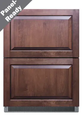 Adfd2d24pnr Summit 24 Inch W 3.5 Cu. Ft. Built-in Energy Star - Panel Ready
