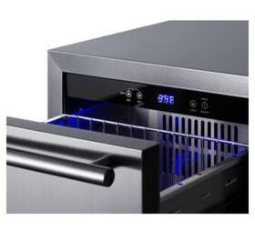 Summit Adrd18pnr 18 Inch Counter Depth Built In Drawer Refrigerator With 3.4 Cu