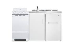 Summit Appliance 761101075495 60 Inch Wide All-in-one Kitchenette With Electric Coil Range