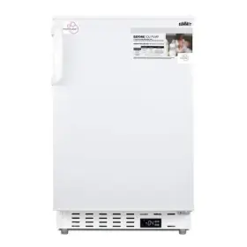 Summit Appliance 761101076904 2.68 Cu. Ft. Manual Defrost Upright Momcube Breast Milk Freezer In White
