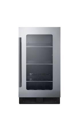 Summit Appliance Cl181wbv 18 Inch Wide 2.9 Cu. Ft. Built-in Wine And Beverage Cooler New