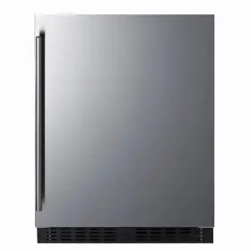 Asds2413 Summit 24 Inch Stainless Steel Built-in Undercounter Refrigerator -