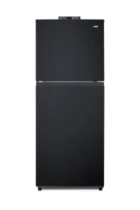Bkrf1087blhd Summit Bkrf1087lhd 24 Inch W 10.1 Cu. Ft. Top Freezer Refrigerator - Black