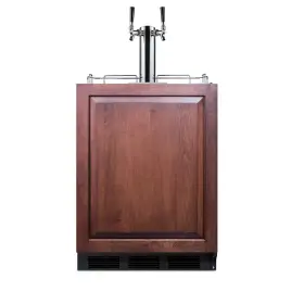 Sbc58blbiadaifcftwin Summit Commercial 24 Inch Wide Built-in Cold Brew Coffee Kegerator Ada Compliant Panel Not